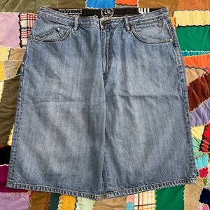 Y2K G-Unit Light Washed Baggy Skater Jorts 40W